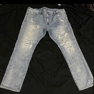 American Eagle Black Ne(X)t Level Skinny Jeans in Cotton